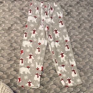 Women’s Pajama Bottoms with Polar Bear Print